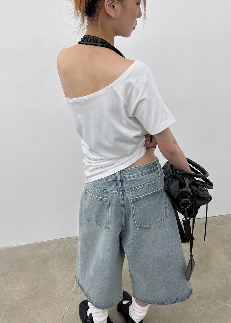 [MADE] Ever Folding Bermuda Denim Pants
