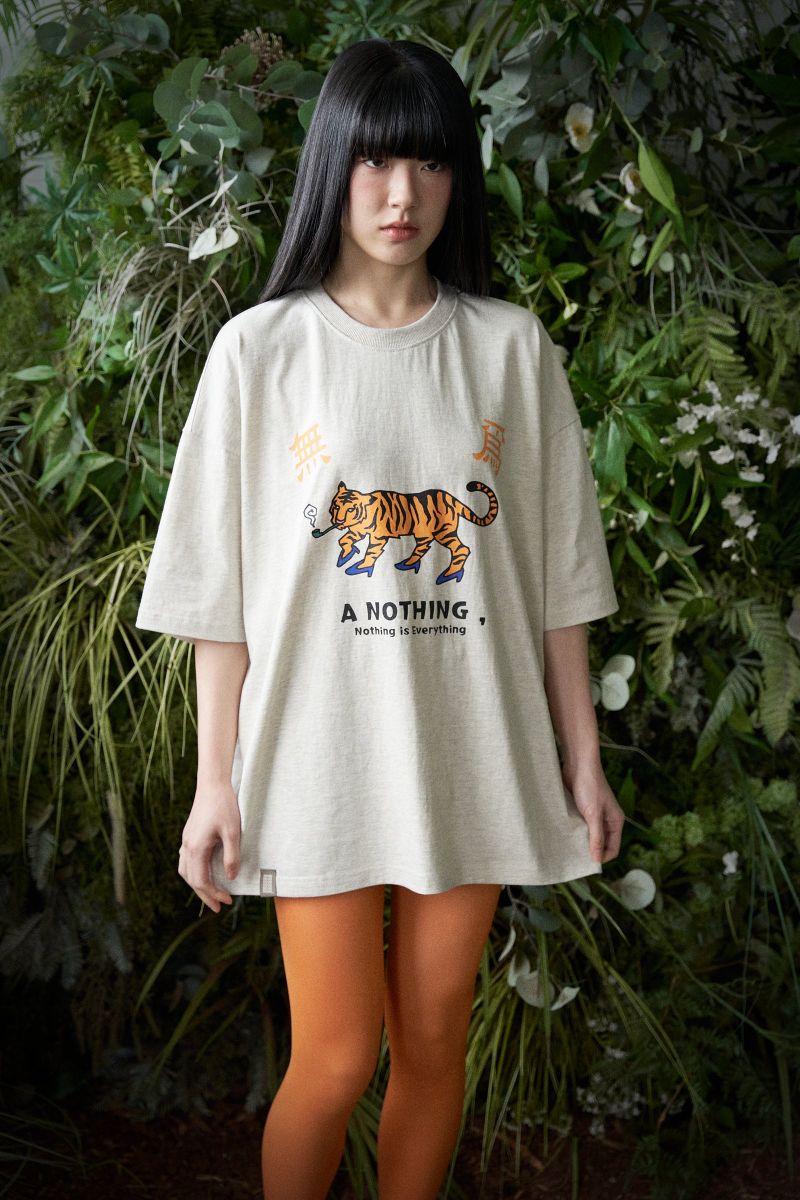 MU-WI PRT. BOX 1/2 TEE (Oatmeal)