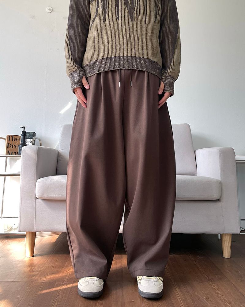 Pintuck Balloon Sweat Pants