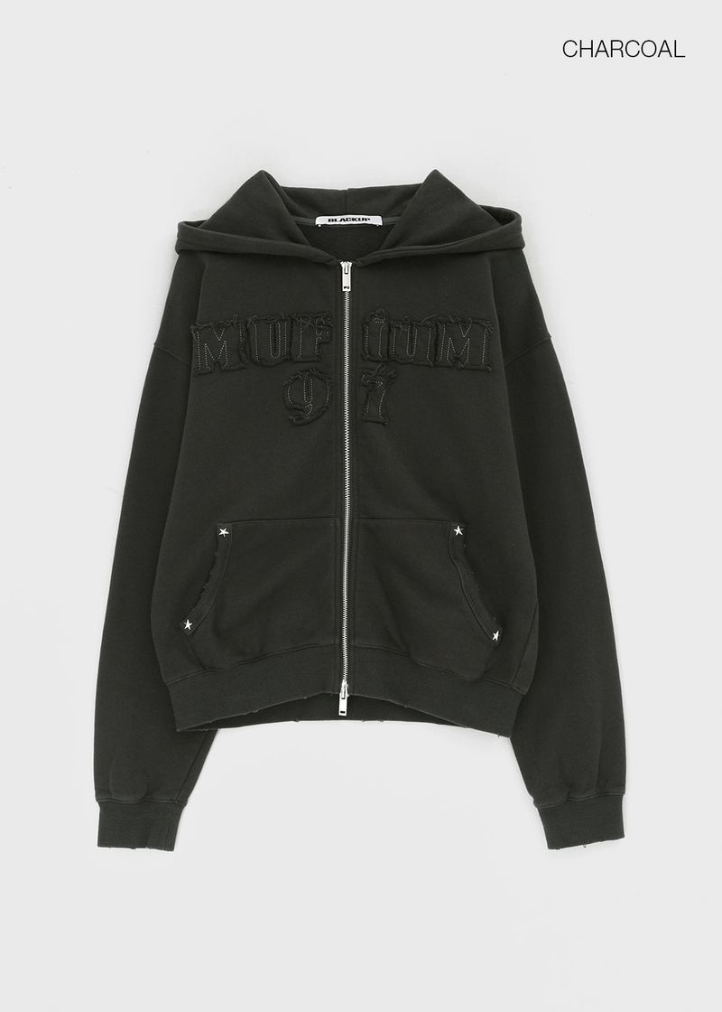 [MADE] Plbun Applique Hood Zip-Up (Set Available)