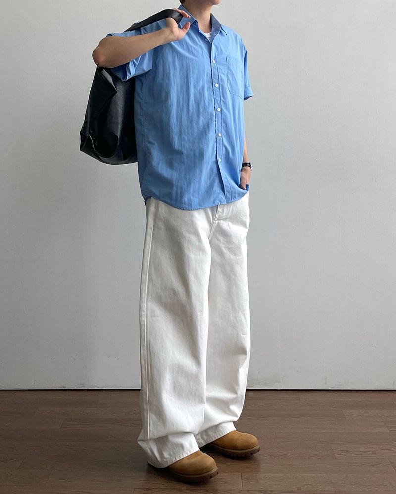 Wis White Denim Pants
