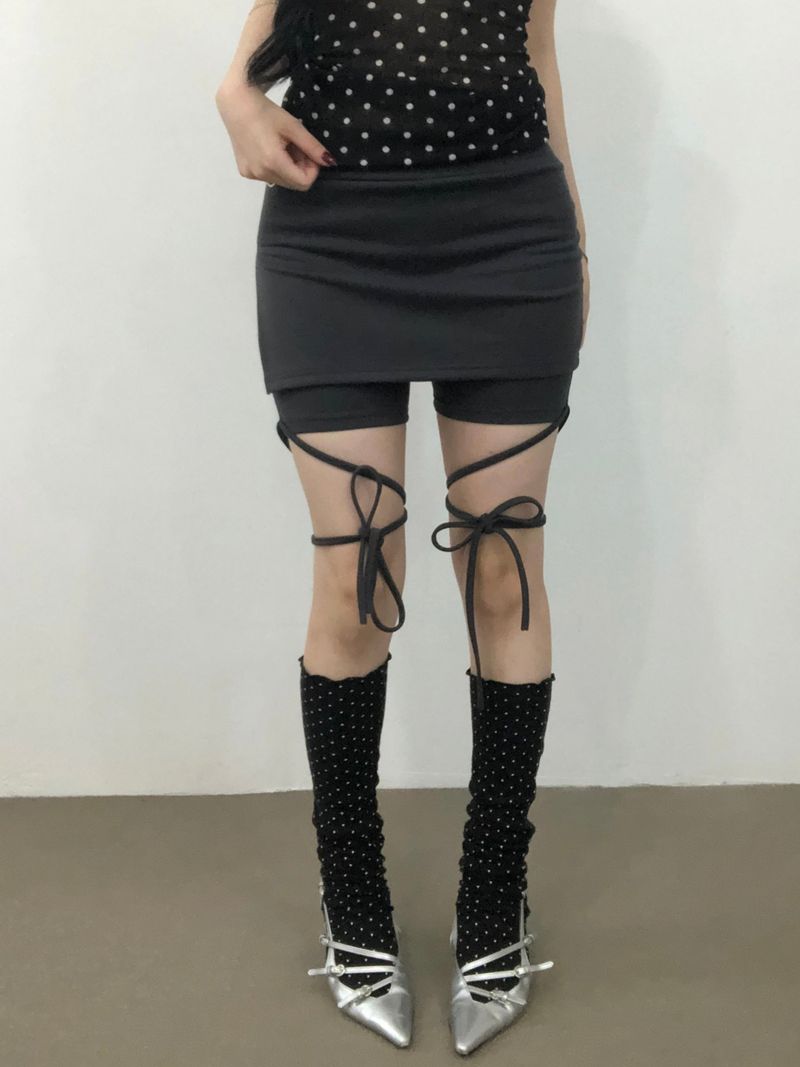 onthenextpage（オンザネクストページ）の「Ribbon Strap Skirt Pants（Pants）」