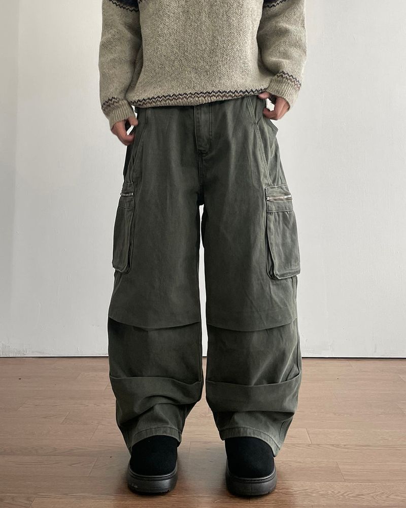 IDF（アイディーエフ）の「スティックピグメントカーゴパンツ（パンツ）」