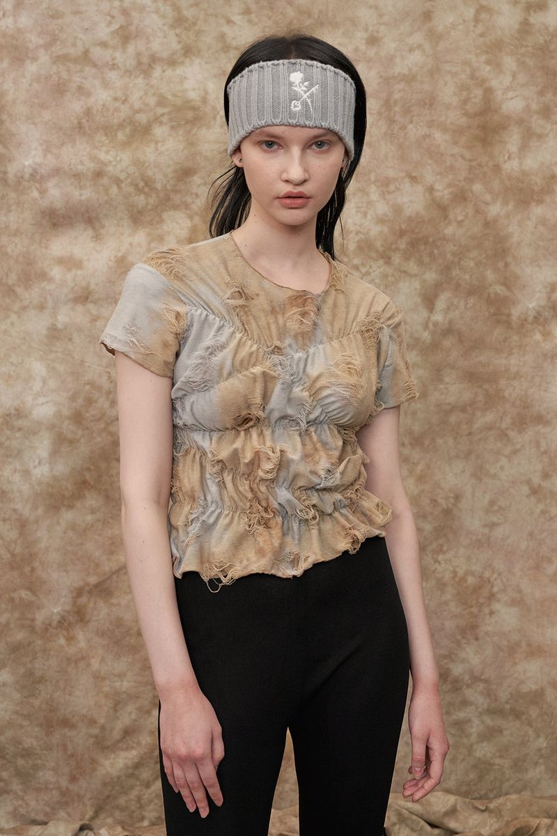 [22S] SHIRRING T SHIRT