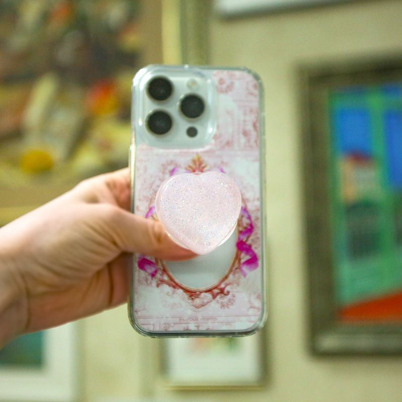 【MADE】glitter Heart Smart Tok / Pesto 23.