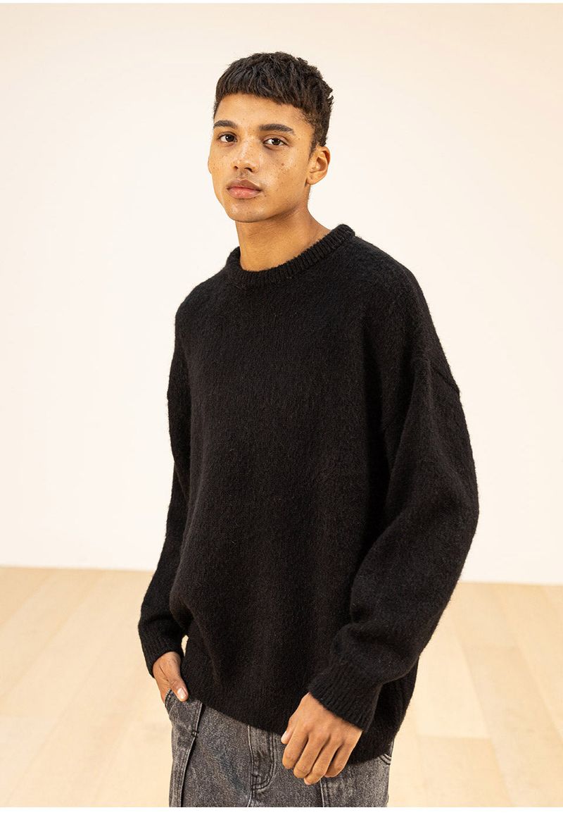 WOOL SOFT MOHAIR OVERSIZED KNIT