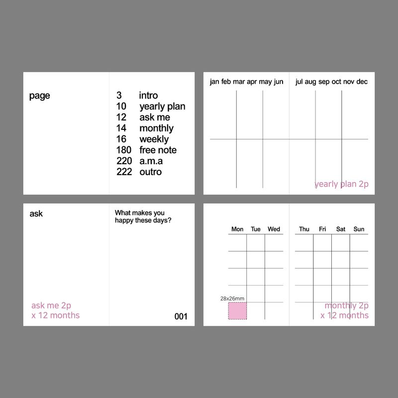 oab ask diary / hard cover