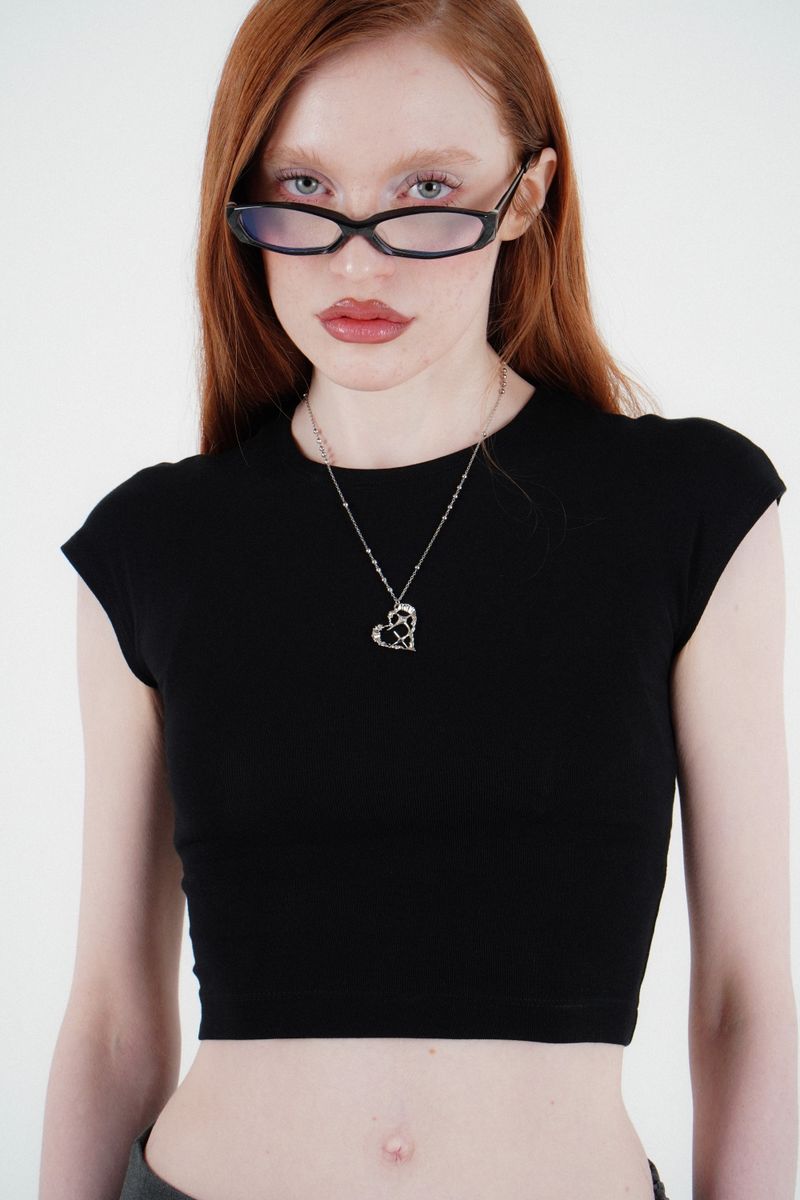 NU HEART BEADSCHAIN NECKLACE
