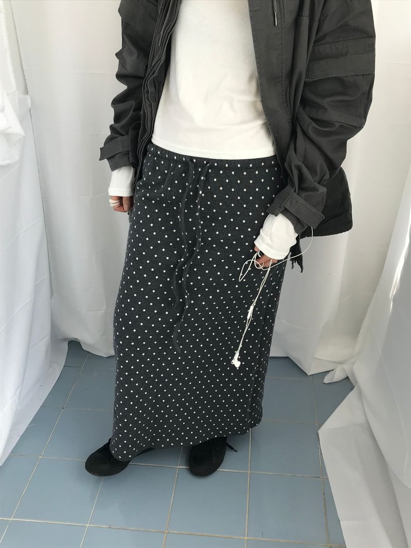 mode dot flow skirt