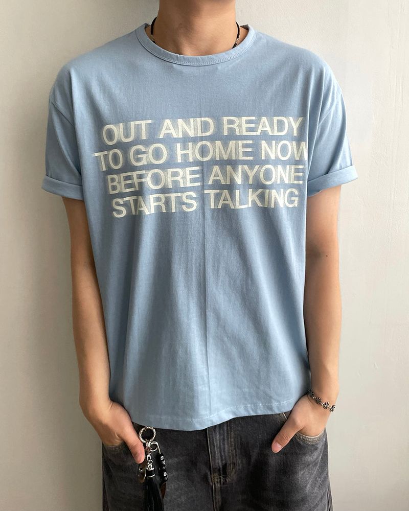 Blur Printing Short Sleeve T