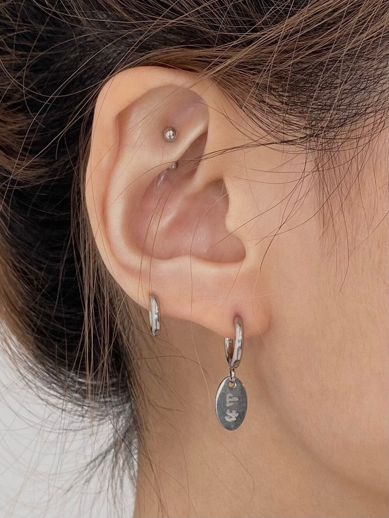 山力 ring earring