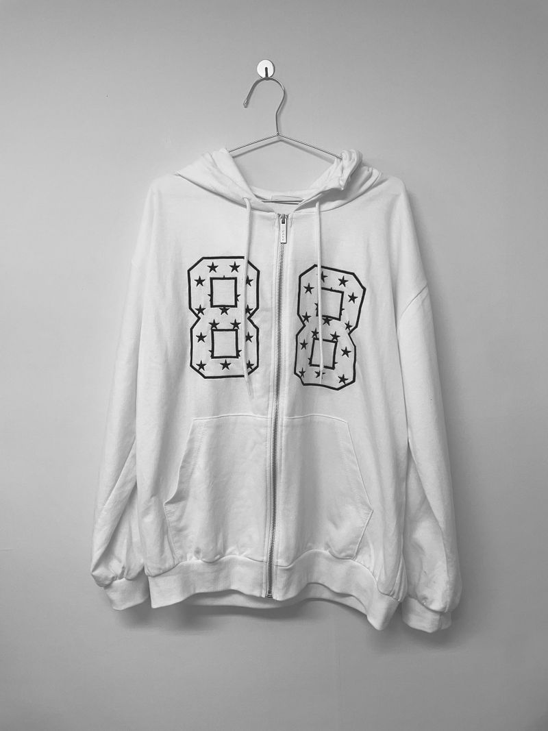 flag star hoodie zip-up(3 color)
