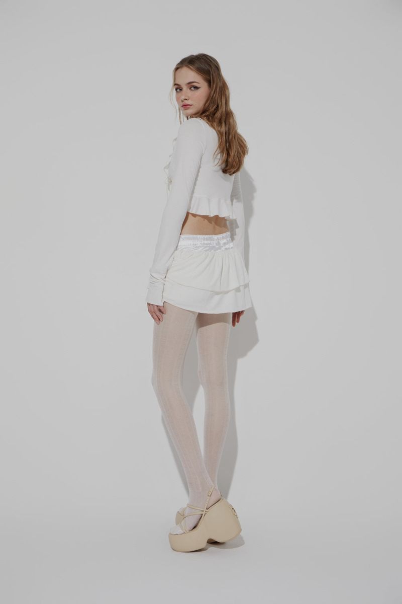 DOUBLE TIERED SKIRT