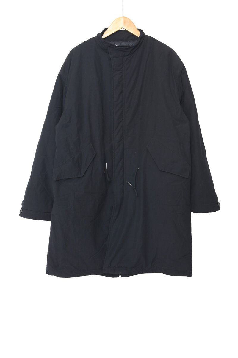 Long bomber padded jacket