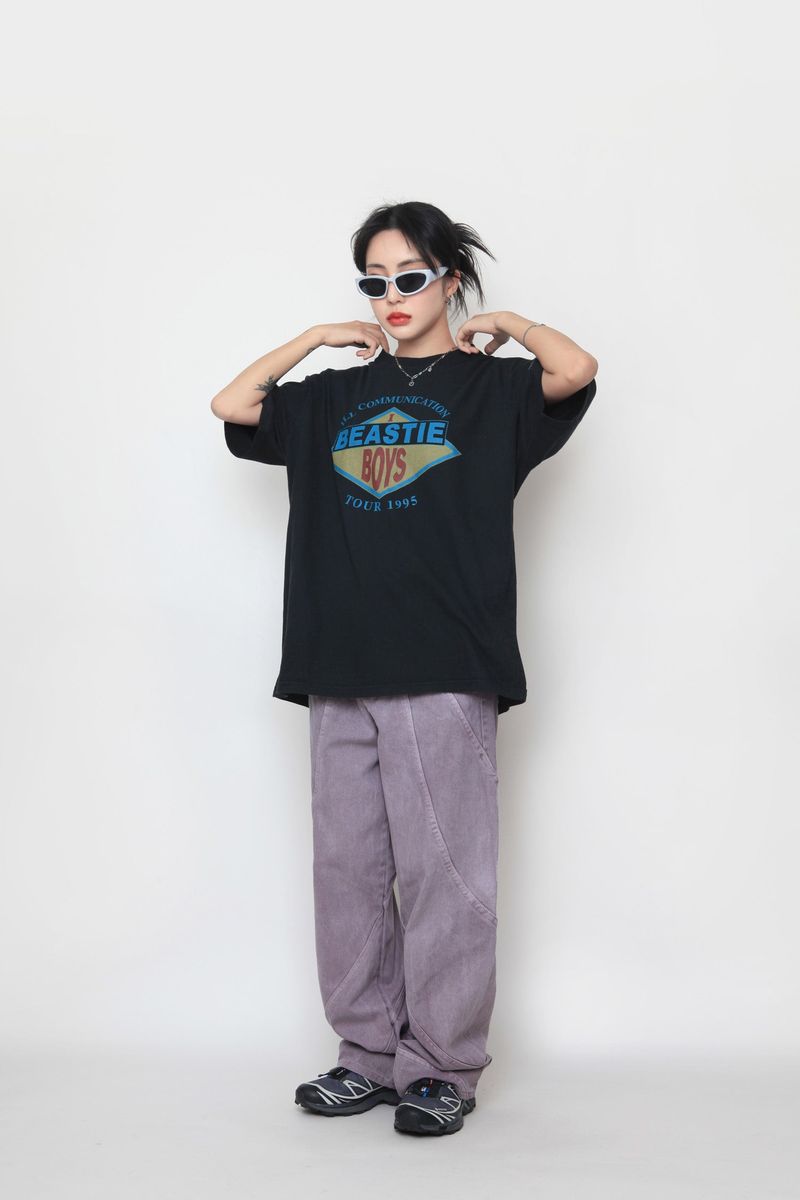 Wave Pigment Denim Pants