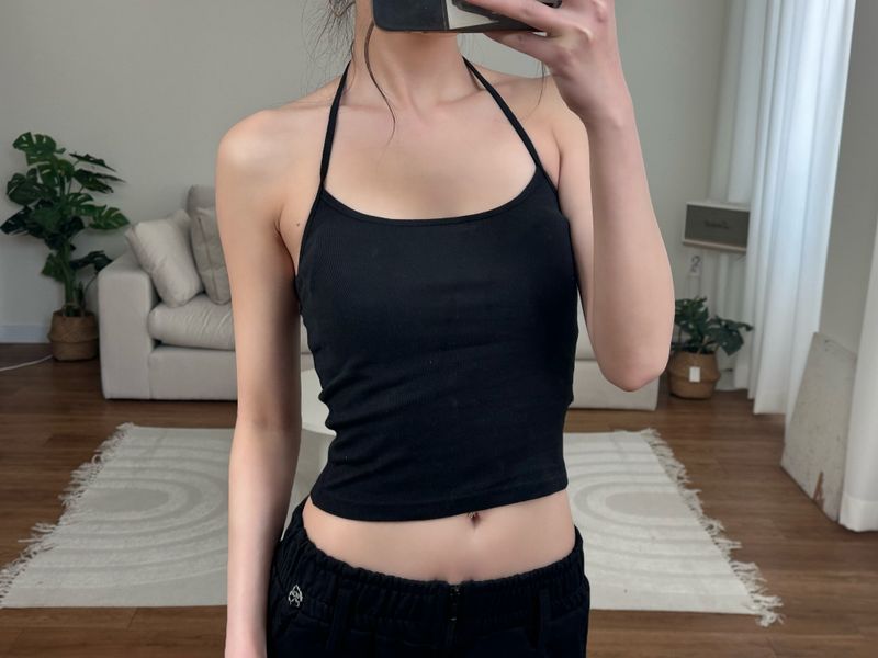 halter slim tank