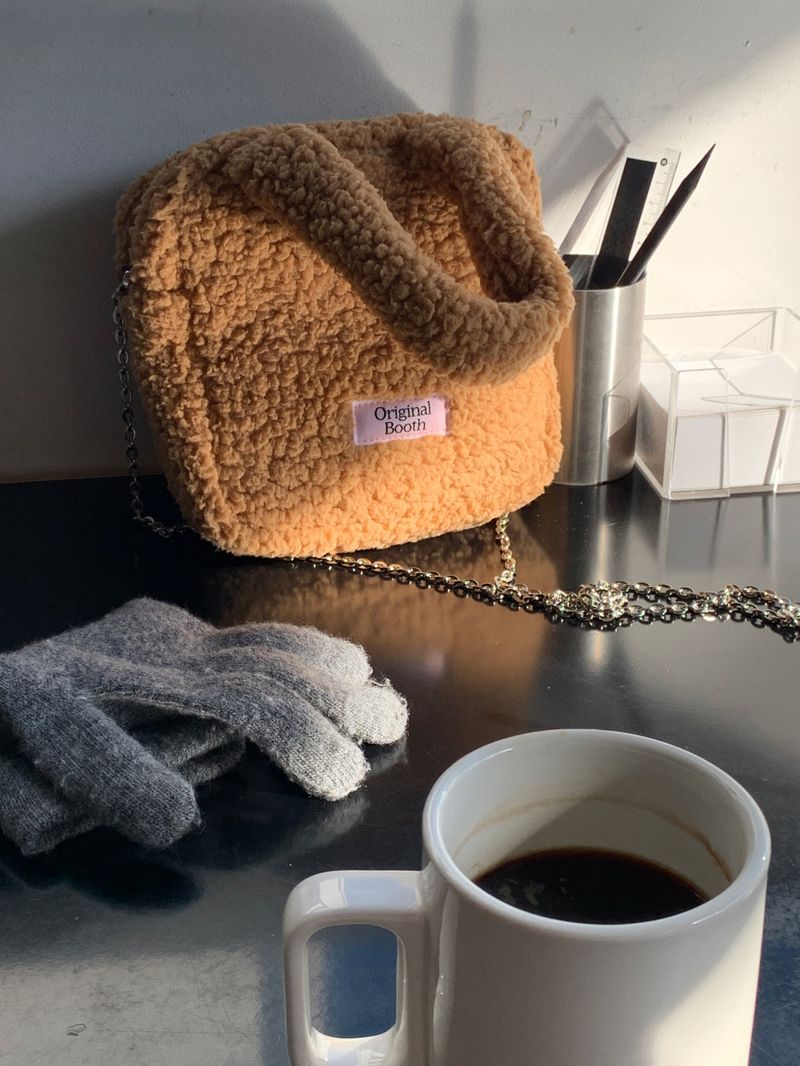 teddy bag brown