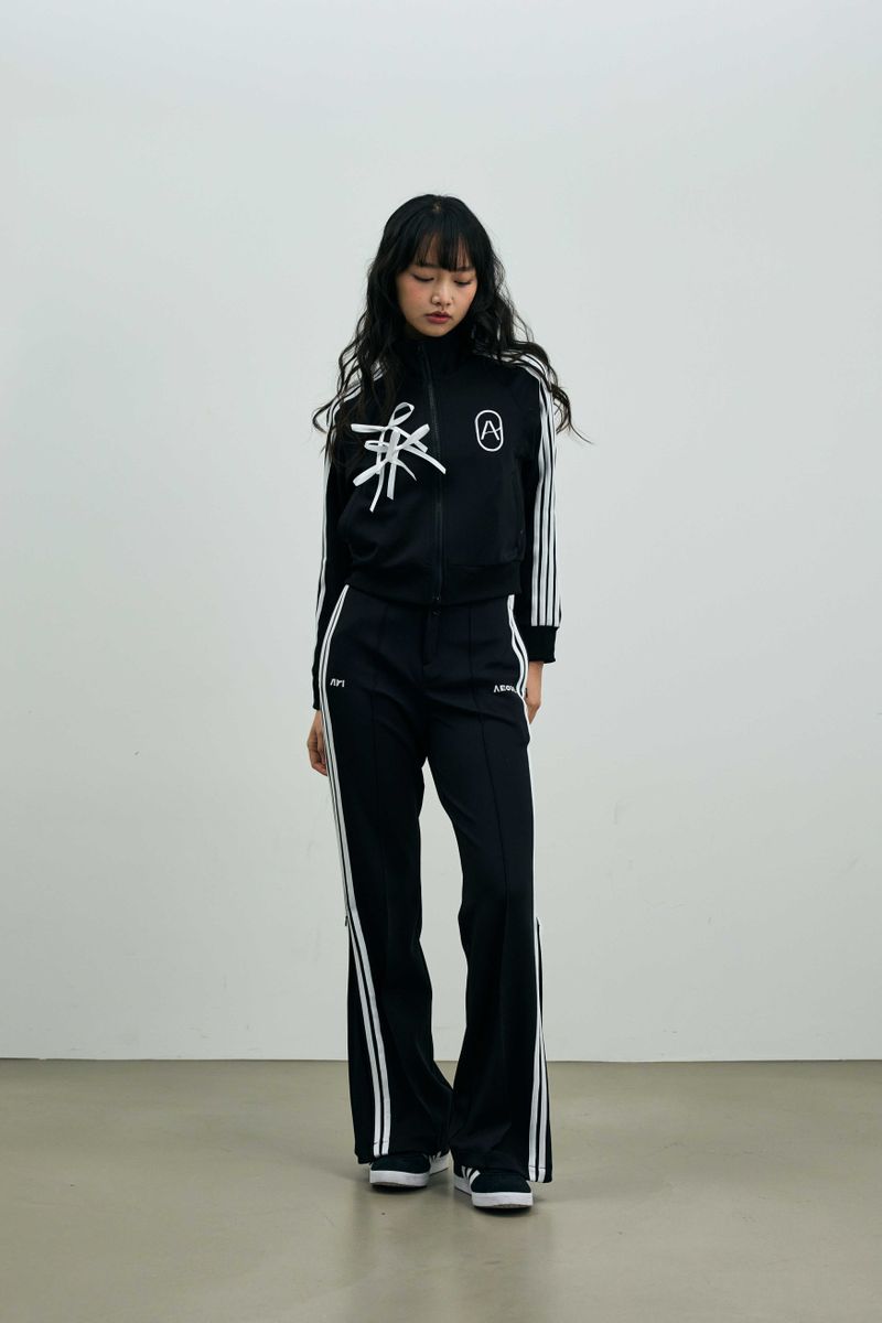 JOEL JERSEY TRACK PANTS / BLACK