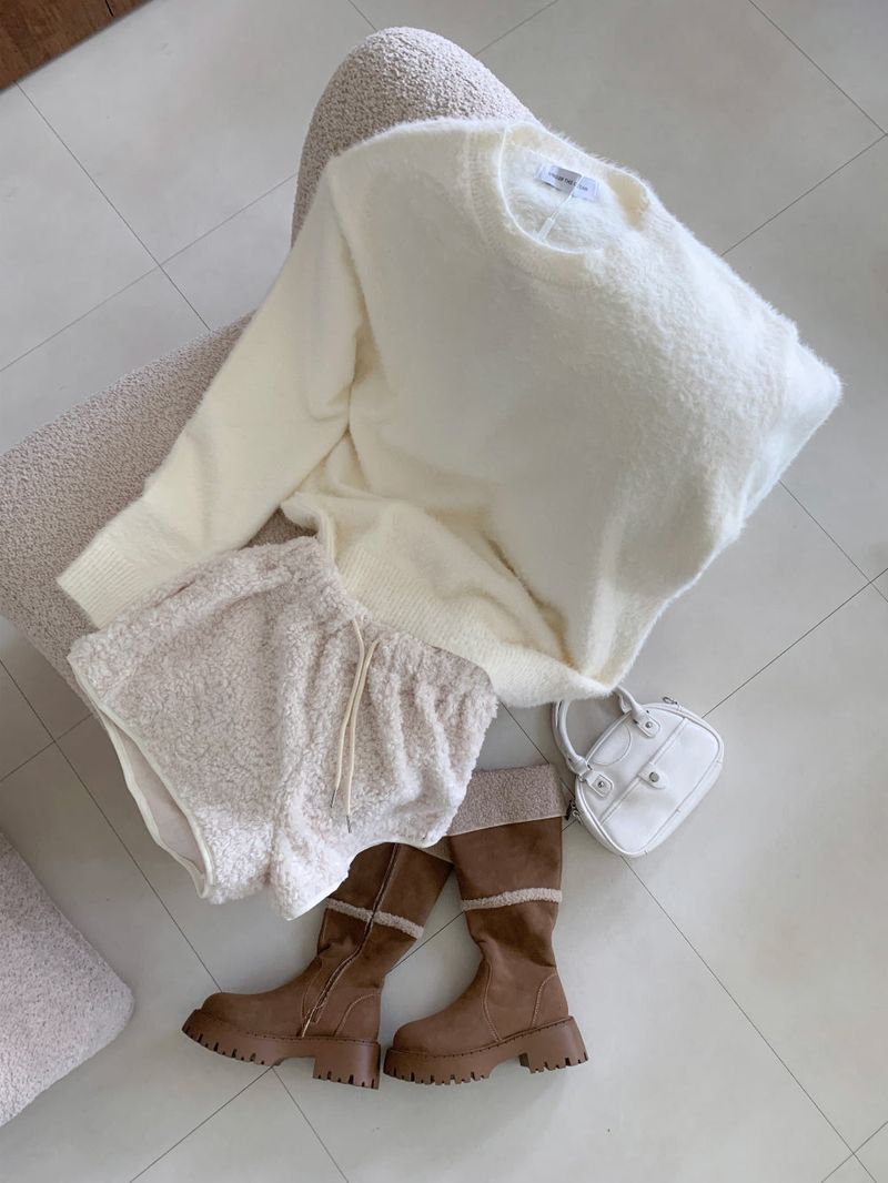 Muffin Roll Suede Dumble Ugg Long Boots (2 colors)