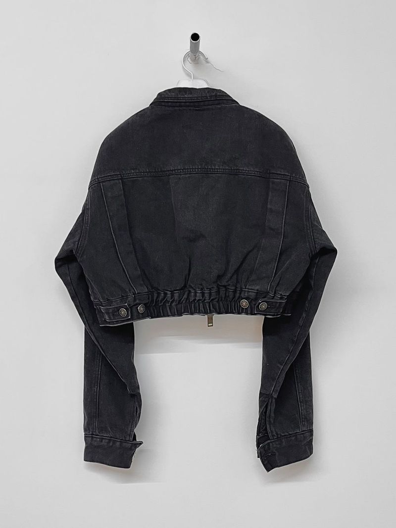 DENIM BOMBER JACKET