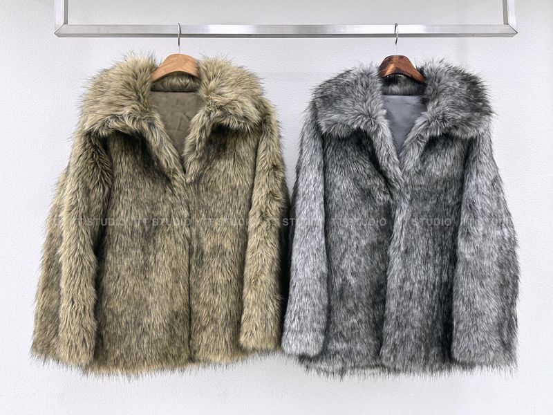 High neck fur-JK