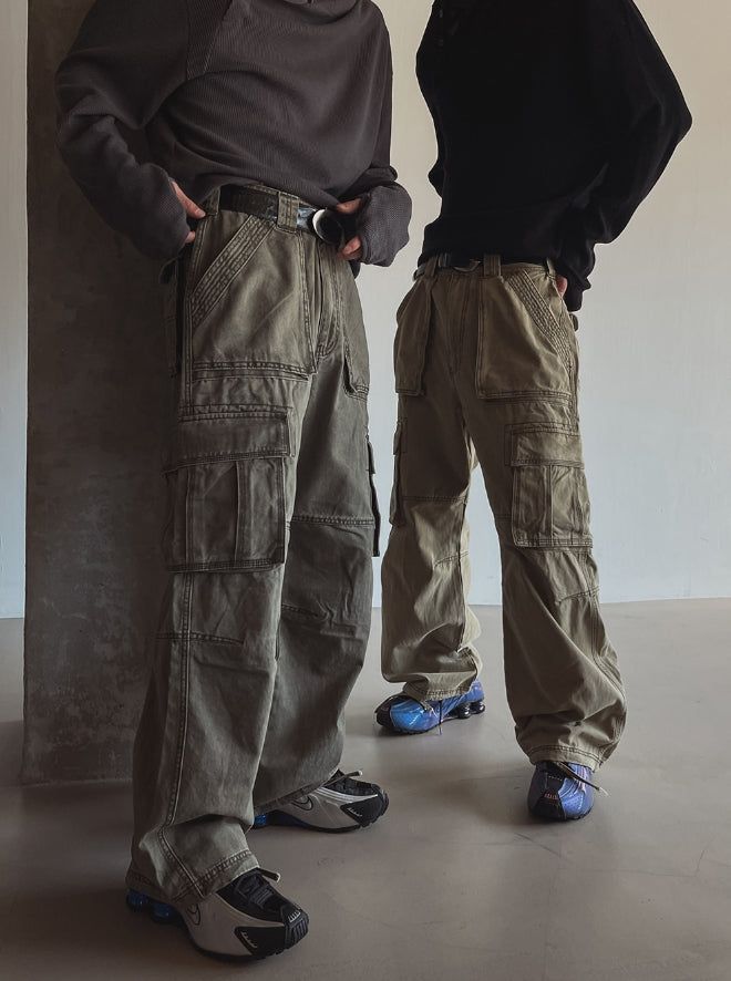 Urbanic Vintage Utility Pocket Cargo Pants