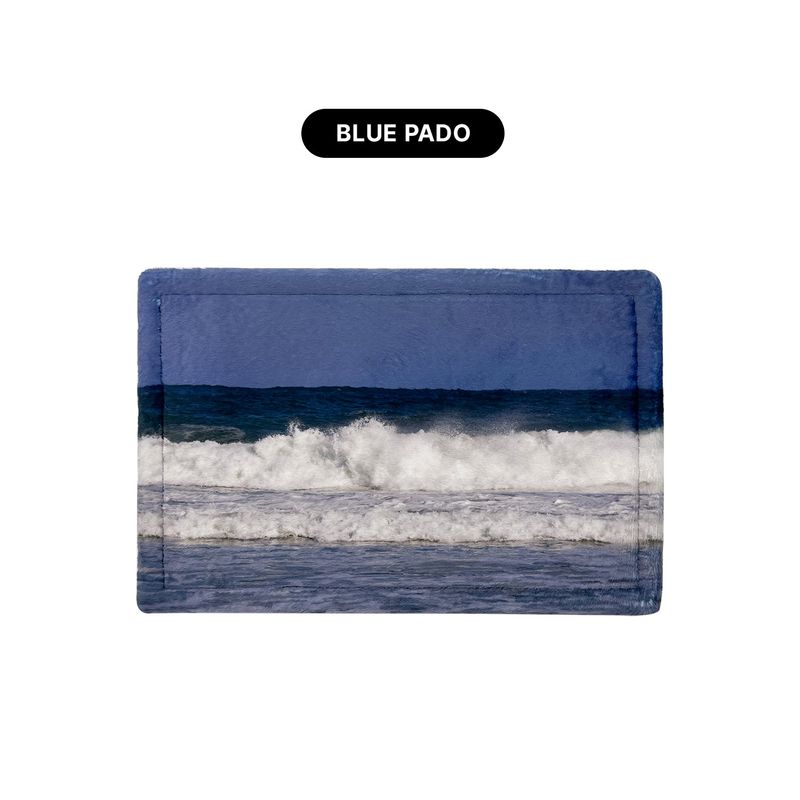 nature desk rug - blue pado