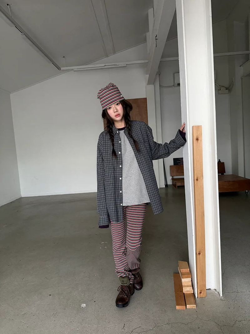 cosy check shirt