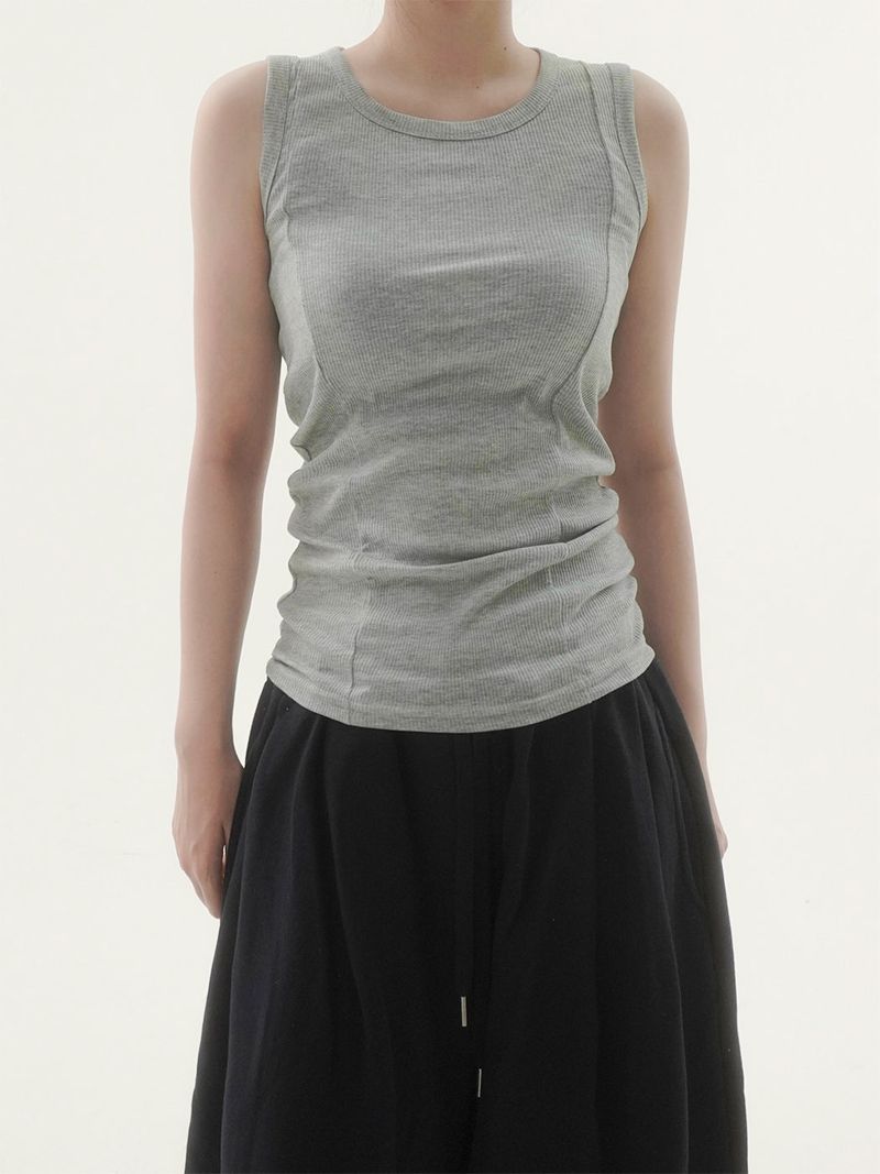 Ribble ribbed sleeveless -4C