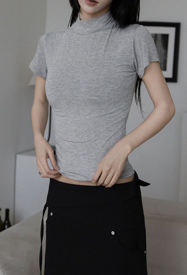 26SS★ [ EEUN BASIC ] Chewing Rounding Short Sleeve T