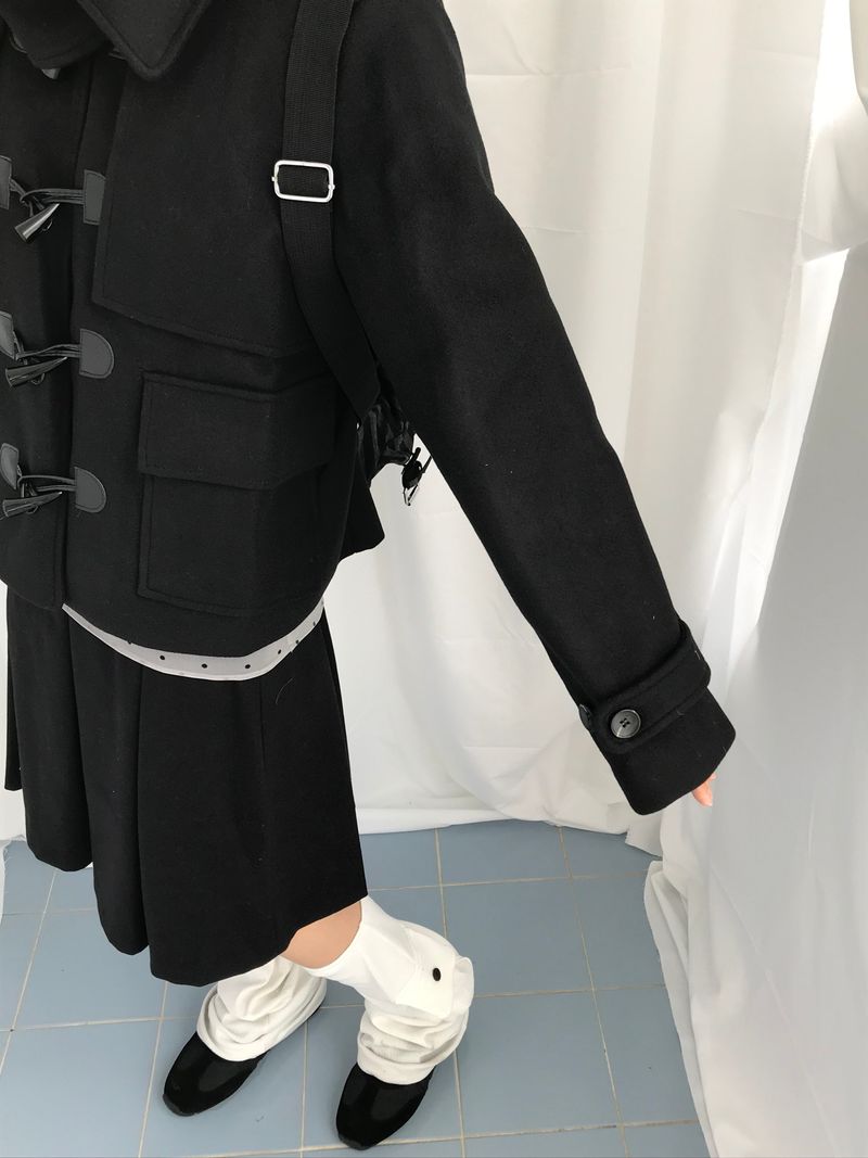 veloni basic bell pleats skirt
