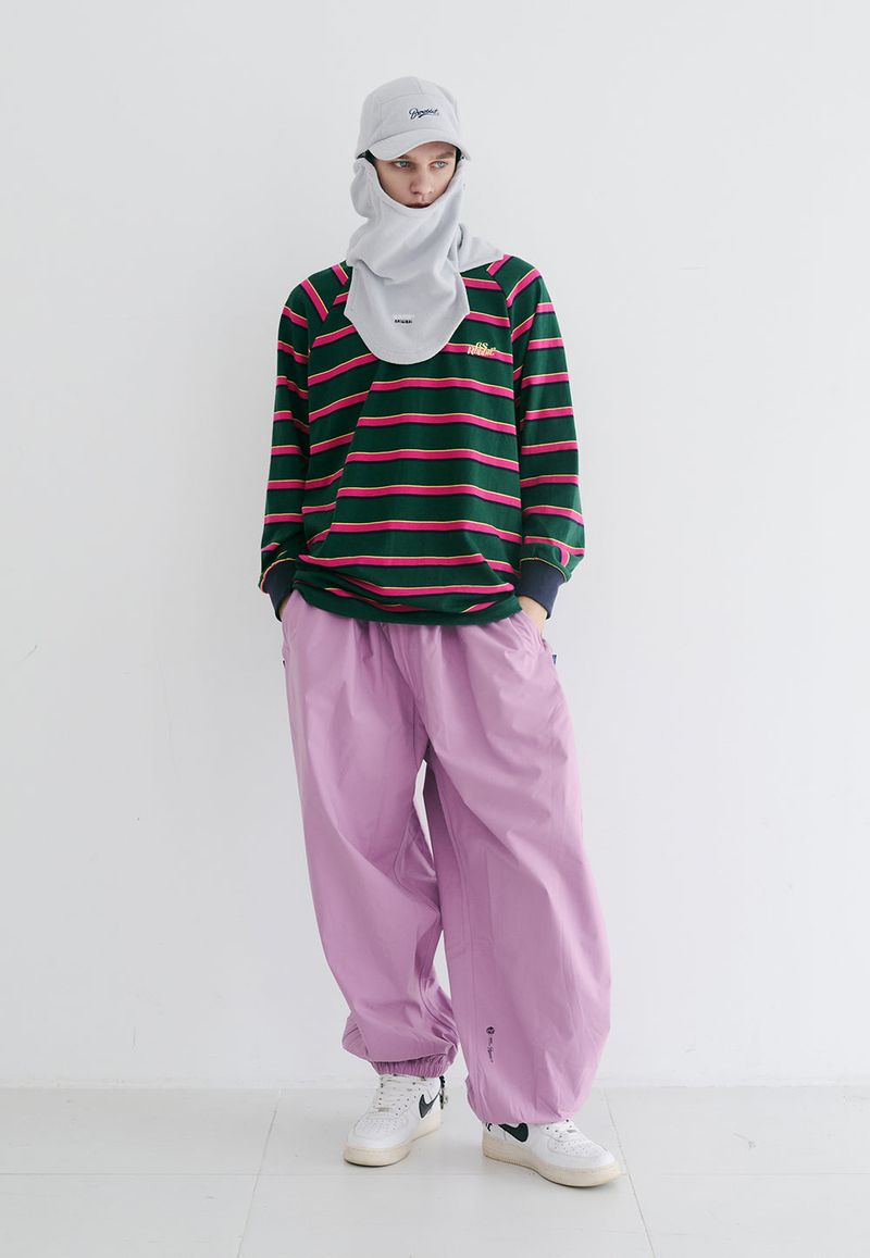 BSRABBIT(ビエスラビット)の「BSR2223FWPO028 OLD STRIPE LONG SLEEVE GREEN(Tops)」