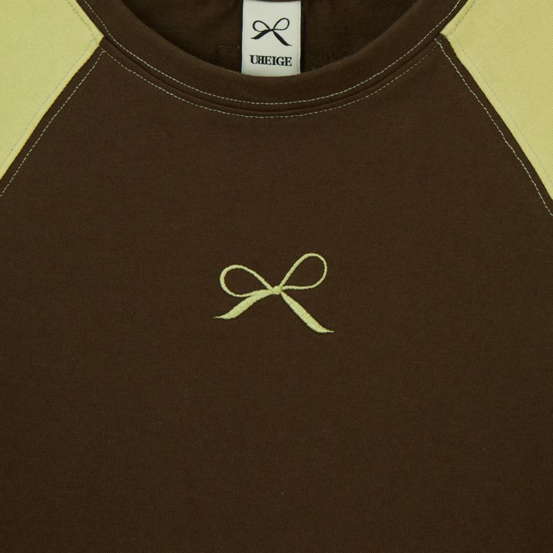 Brown/Olive Raglan T-Shirt