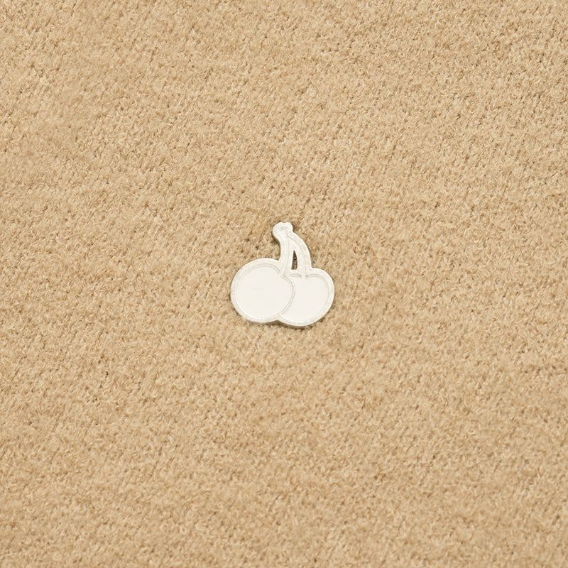 MONO CHERRY MEN COLLAR KNIT[SAND]