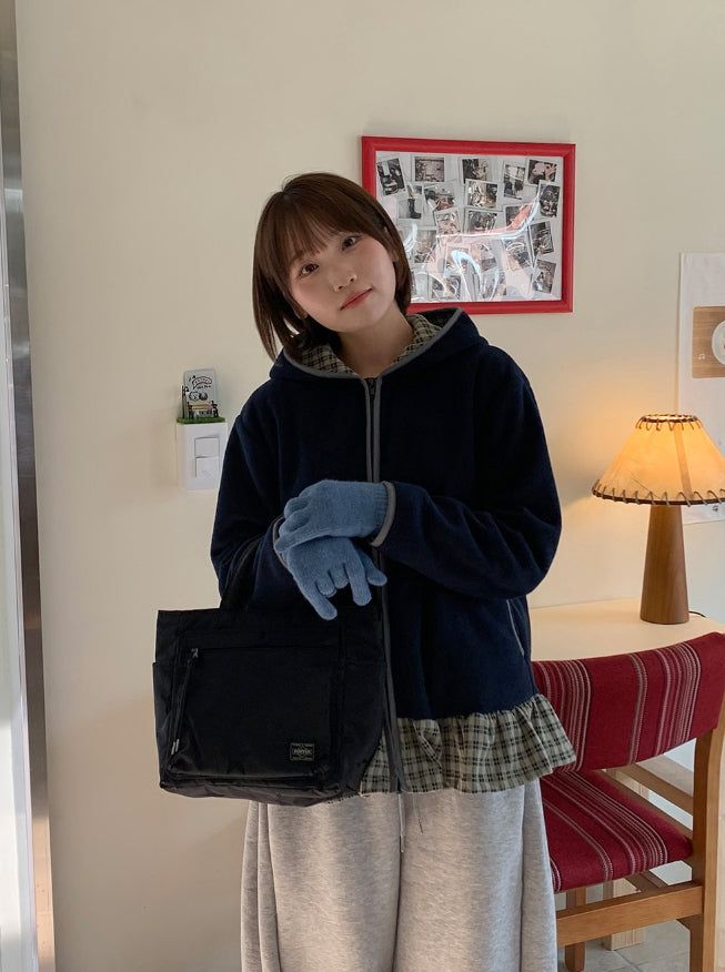 Vimparo Color Wool Knit Gloves - 50% wool
