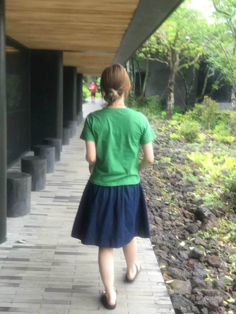 Bruni back banding midiskirt