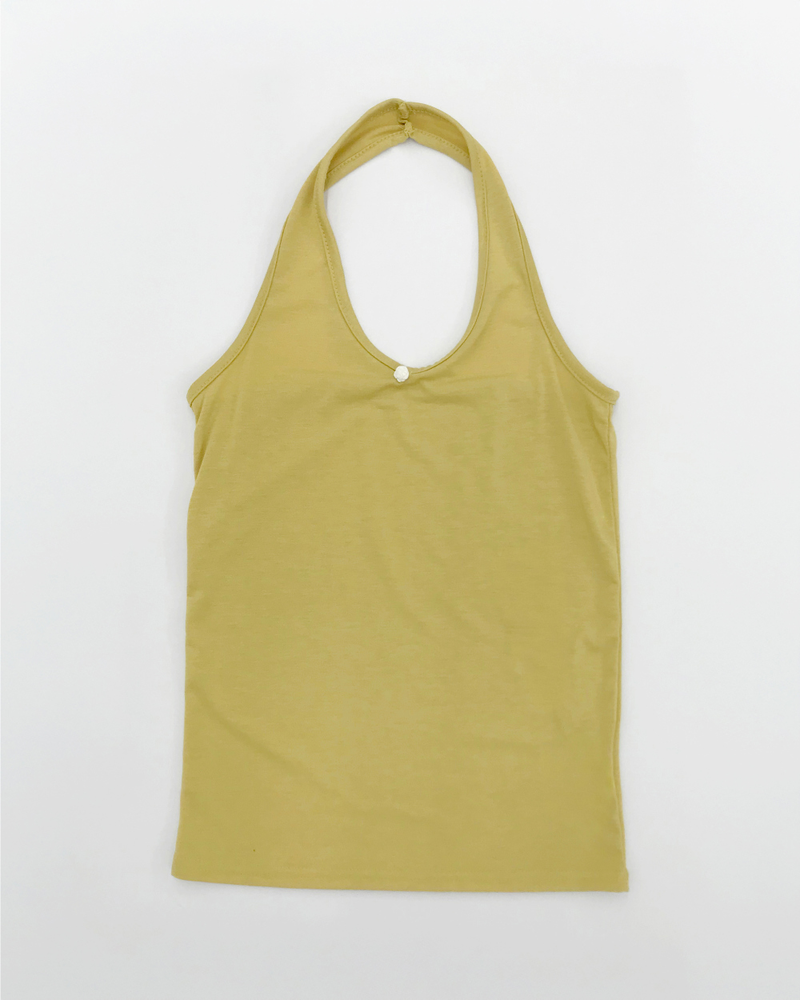 Rose Emblem Halterneck Sleeveless (8color)