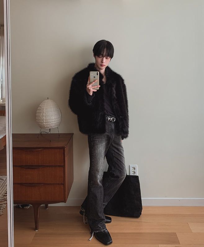 Cudi Over Fur Jacket