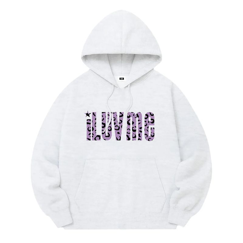 I LUV ME LEOPARD HOODIE (3color)
