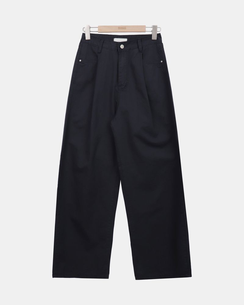 Hichel Washed Wide Pants
