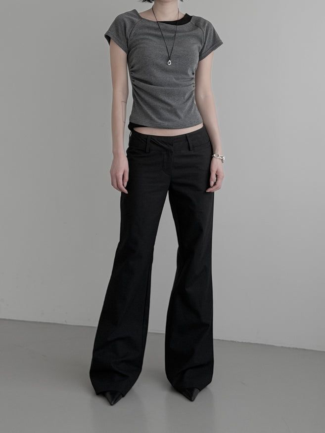 Terre Cotton Bootcut Pants