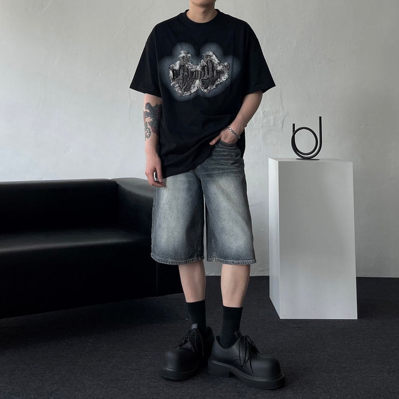 TR2490 Gray Bermuda Pants (S ~ L)