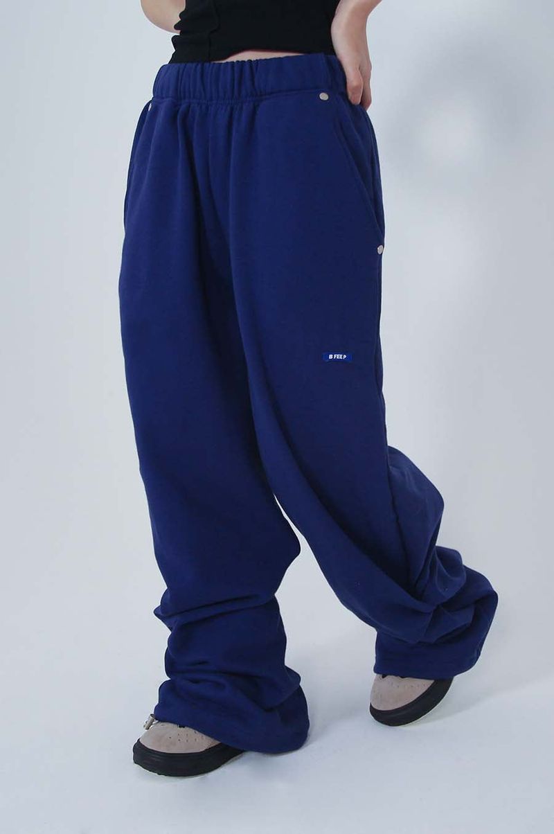 2WAYストリングパンツ_BLUE ( FLEECE.ver)