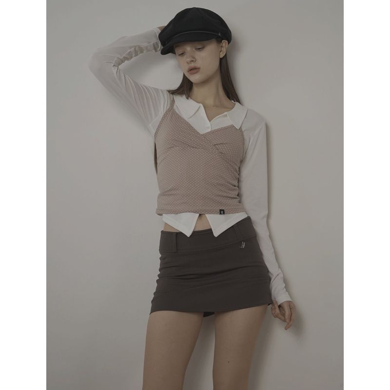 PALIN SEE-THROUGH SHIRT-IVORY