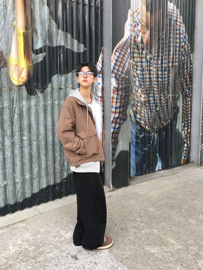 Uchi High Neck Windbreaker 4C