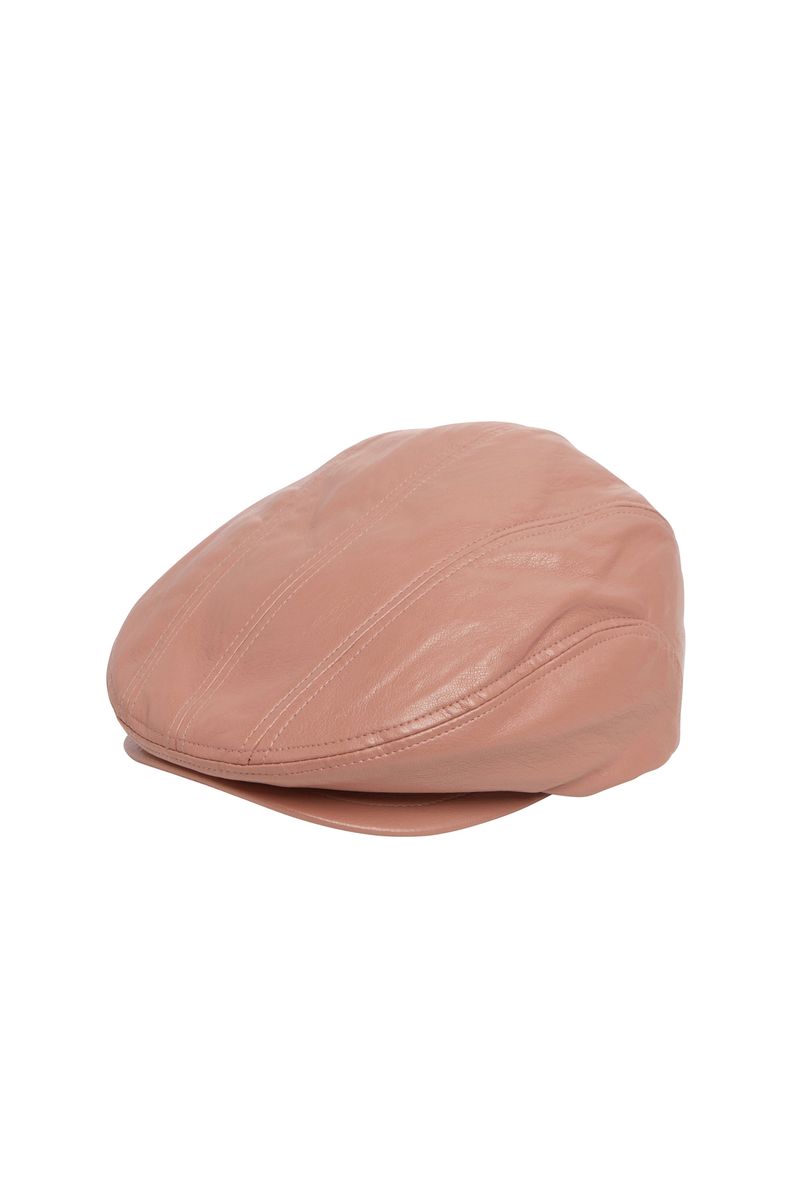 GLOSSY HUNTING CAP / PINK