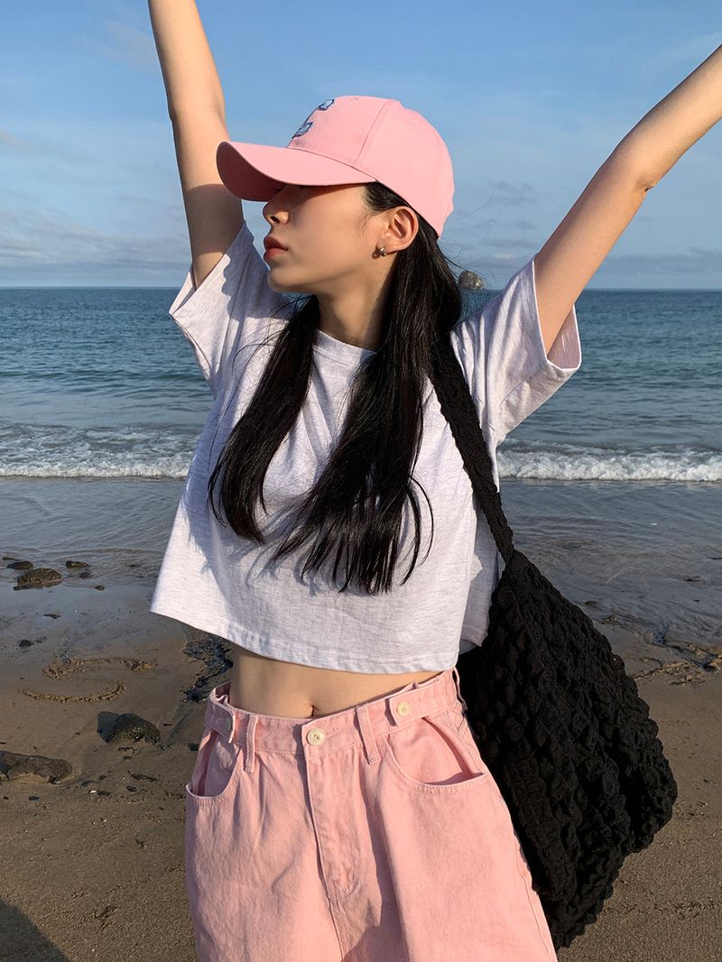 [MADE] ジェラビーズ クロップド Tシャツ