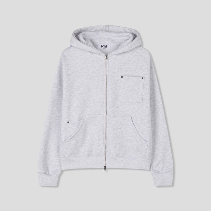 Rivet Pocket Hood Zip-Up