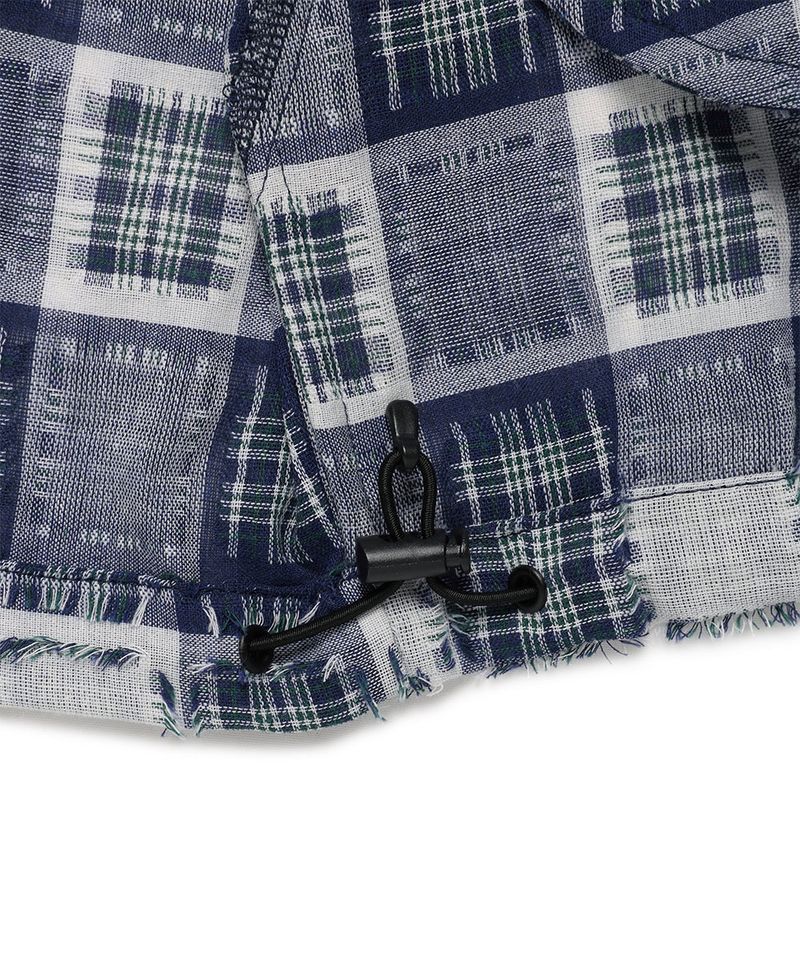 HOODED CHECK WIND BREAKER MULTI(CV2GSUB960A)