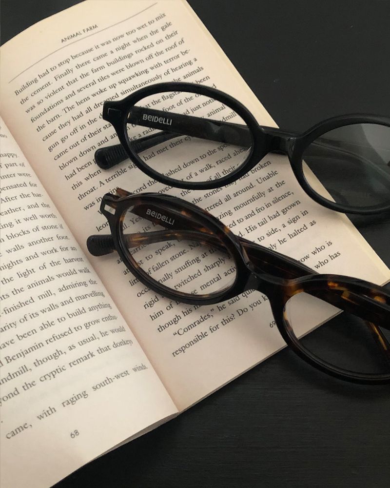 [ORIGINAL] Bay Round Acetate Frame Glasses